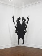 Twins by Senga Nengudi contemporary artwork textile