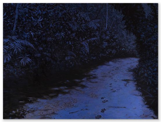 The Path by Bruno Gadenne contemporary artwork Painting