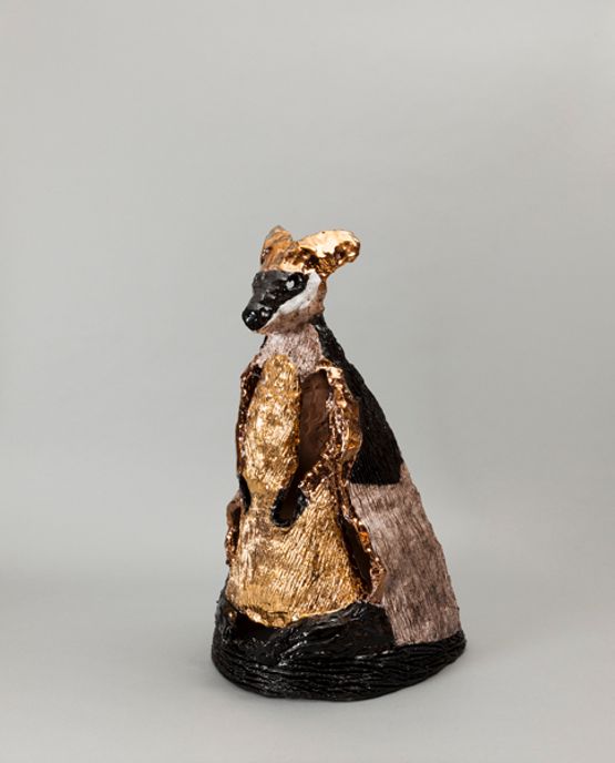 Black Tailed Swamp Wallaby 9 by Peter Cooley contemporary artwork Sculpture