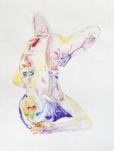 Draw me like one of your French girls 4 by Ioana Maria Sisea contemporary artwork painting works on paper