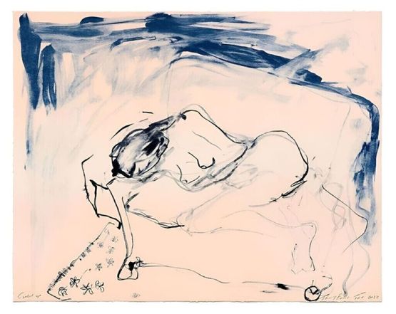 Curled Up by Tracey Emin contemporary artwork Print
