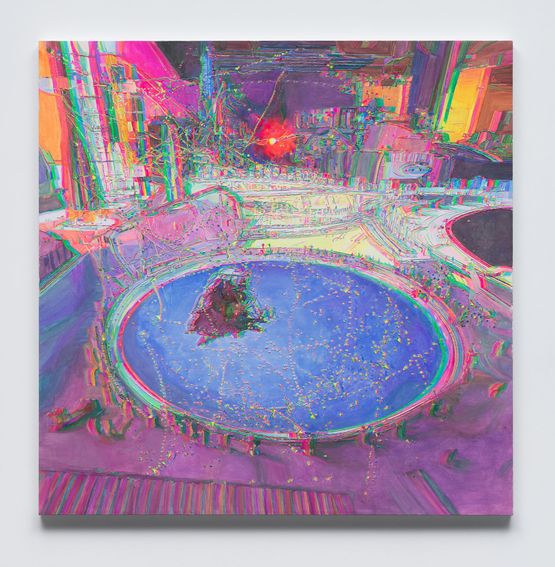 Eye-tracking by Soo Jung Choi contemporary artwork Painting