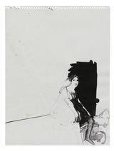 Half Hidden Woman by Lynn Hershman Leeson contemporary artwork works on paper