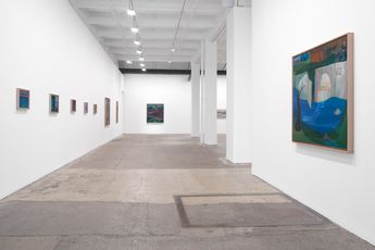 Contemporary art exhibition Ficre Ghebreyesus Gate to the Blue at Galerie Lelong  Co. New York United States