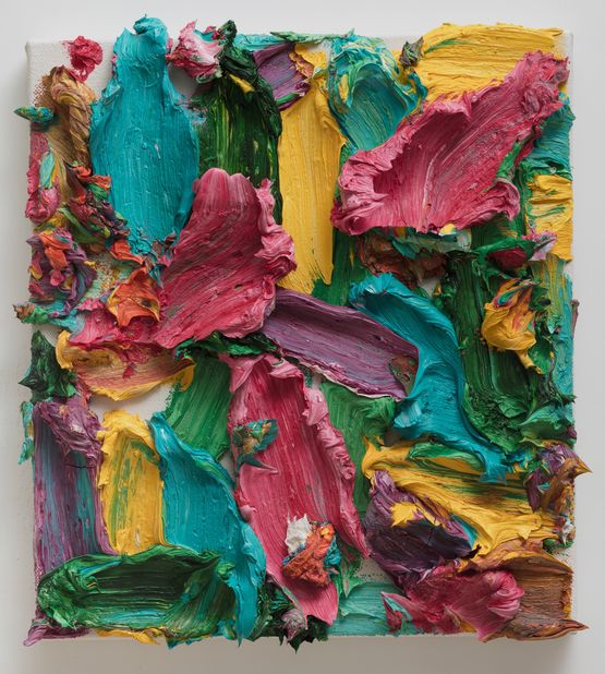 No Separation of Colours in Vertical and Horizontal Strokes by Zhu Jinshi contemporary artwork Painting