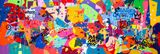 Free-graffiti by Cyril Kongo contemporary artwork mixed media painting