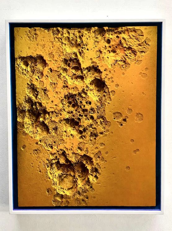 Dark Side of The Moon II by Wolfgang Flad contemporary artwork Mixed Media