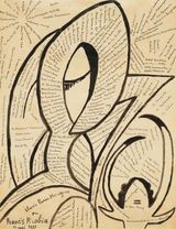 Ilmas Paris Horizons by Francis Picabia contemporary artwork drawing