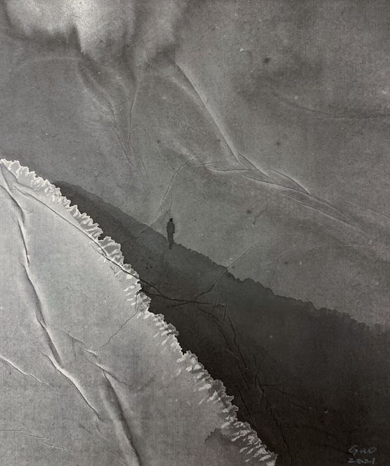 Far Away by Gao Xingjian contemporary artwork Works on Paper
