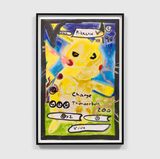 Pikachu by Katherine Bernhardt contemporary artwork painting print