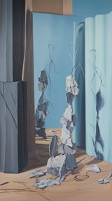 The Blue Shadow 1 by Rho Eunjoo contemporary artwork painting works on paper