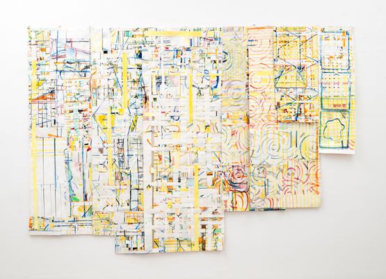 Declined Surfaces by Chris Reinecke contemporary artwork Works on Paper