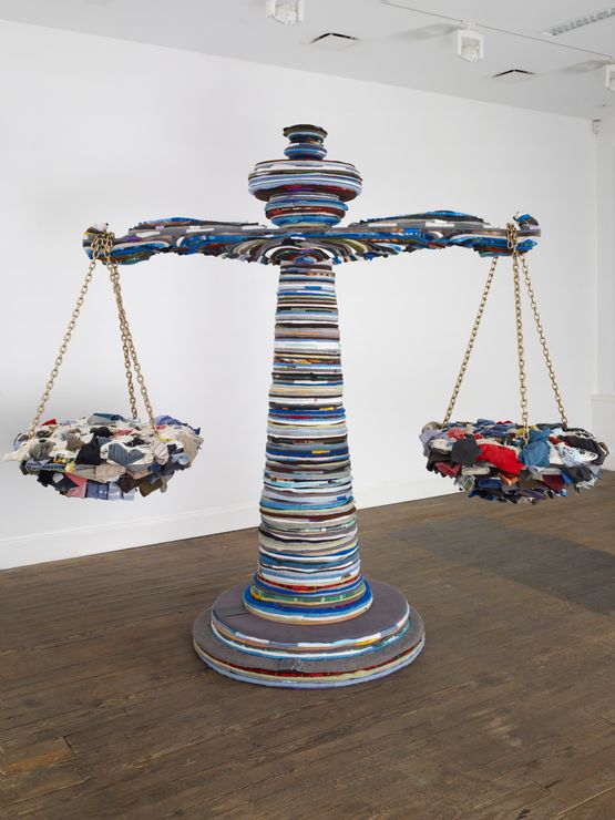 Blank Scale by Nari Ward contemporary artwork Sculpture