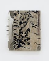 Untitled I Clamped by Inside Job contemporary artwork print sculpture textile