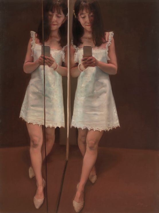 Secret Fragrance by Pang Maokun contemporary artwork Painting