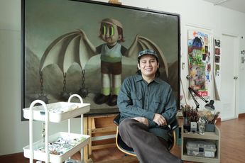 Contemporary art exhibition Karms Thammatat Utopia Now at Unit London United Kingdom