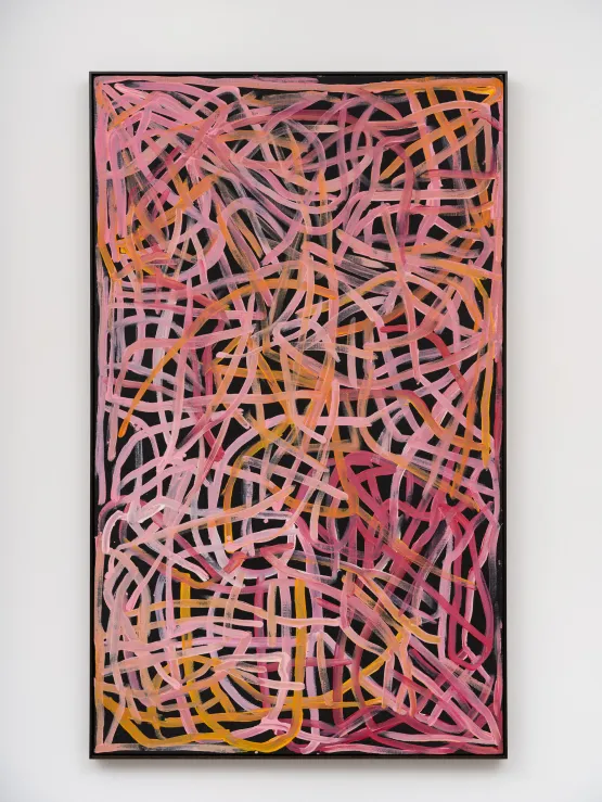 Body-Paint Lines by Emily Kam Kngwarray contemporary artwork Painting