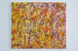 Small Leaves  RFGA by Ghada Amer contemporary artwork painting textile
