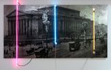 Temples and ghosts aflood the canyon by Brook Andrew contemporary artwork mixed media