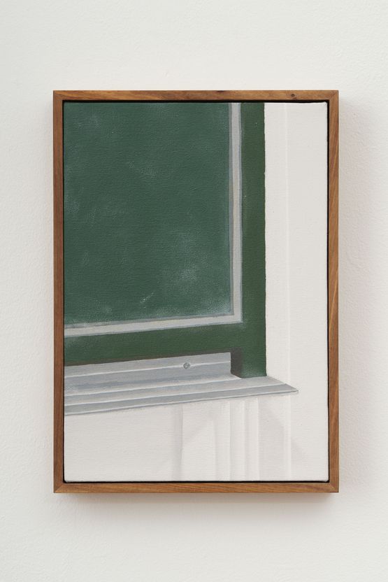 Primary School Black Board by Guy Simpson contemporary artwork Painting