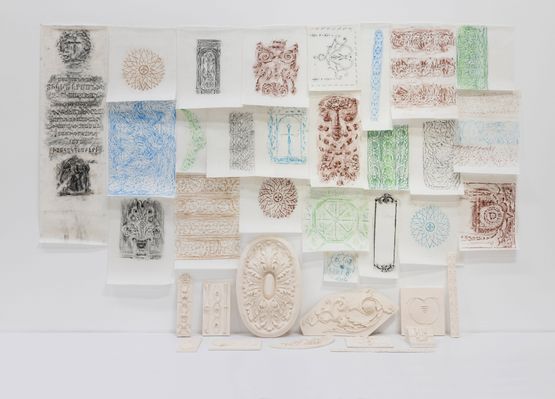The Flesh Is Yours The Bones Are Ours by Michael Rakowitz contemporary artwork Works on Paper