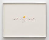 no cigarette flame by Linda Stark contemporary artwork drawing painting works on paper