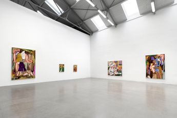 Contemporary art exhibition Kristina Schuldt BEBEN at Galerie Eigen  Art Leipzig Germany