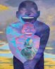 Sunglow by Yue Minjun contemporary artwork Painting