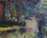 Cristinas Garden by Sargy Mann contemporary artwork painting