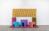 Homezone by Howard Arkley contemporary artwork installation mixed media painting sculpture