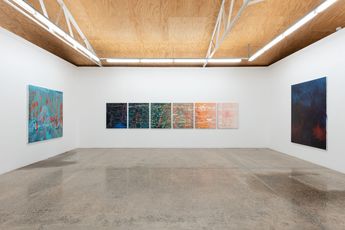 Contemporary art exhibition Jon Cattapan Fortress Falling at STATION Melbourne Australia