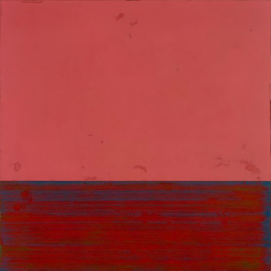 Overlaid Series No.25-50-03 by Kim Deok Han contemporary artwork Painting