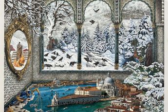 Contemporary art exhibition Raqib Shaw Space Between Dreams at Pace Gallery 540 West 25th Street New York United States