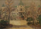 Museum in Autumn by Chen Cheng-Po contemporary artwork painting