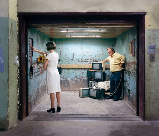 Goods Lift by Johno Mellish contemporary artwork Photography