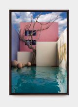 Flooded Courtyard with Tree by James Casebere contemporary artwork photography