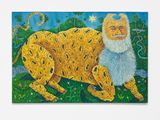 Leopard by Mark Connolly contemporary artwork painting works on paper