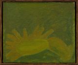 Rabbit in Green by Ruby Wilkinson contemporary artwork painting