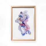 Human Beast Ghost by Wang Haiyang contemporary artwork painting works on paper