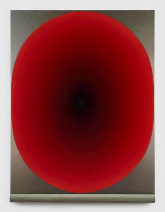 Scarlet Brain by Loie Hollowell contemporary artwork Painting