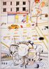 Union Square by Saul Steinberg contemporary artwork Painting