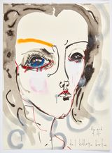the end of it by Del Kathryn Barton contemporary artwork mixed media