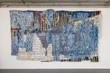 Untitled  blue by El Anatsui contemporary artwork sculpture