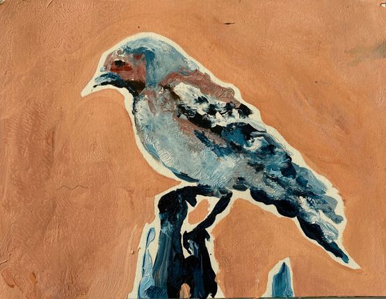 Oiseau laisse pour trace n139 22 by Clement Denis contemporary artwork Works on Paper
