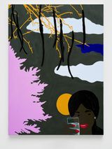 Marias return to nativity by Cassi Namoda contemporary artwork painting
