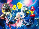 Battle Scene XXX from The Lobstar Planet by Philip Colbert contemporary artwork Painting
