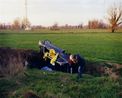 Car crash outside Milan by Samuel Laurence Cunnane contemporary artwork Photography