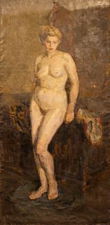 Nude Study. Graduation Project by Mikayil Abdullayev contemporary artwork painting