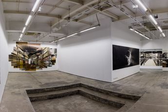 Contemporary art exhibition Julien Segard A View From Nowhere at Experimenter Hindustan Road Kolkata India