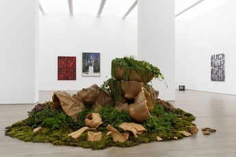 Contemporary art exhibition Ivan Argote Breathings at Perrotin New York United States